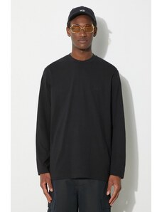 Y-3 top a maniche lunghe in cotone Long Sleeve Tee colore nero IV8232