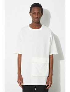 Y-3 t-shirt in cotone Pocket SS Tee uomo colore beige IV5629