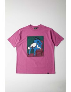 by Parra t-shirt in cotone My Dear Swan colore rosa 51200