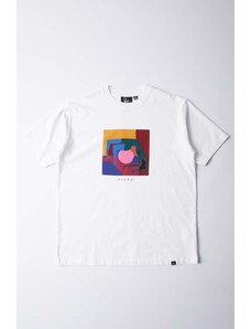 by Parra t-shirt in cotone Yoga Balled colore bianco 51208
