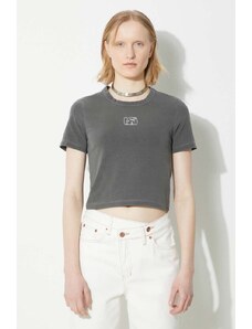 KSUBI t-shirt Stacked Baby Ss Tee Charcoal donna colore grigio WSP24TE001