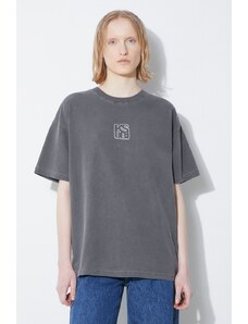 KSUBI t-shirt in cotone Stacked Oh G Ss Tee Charcoal donna colore grigio WSP24TE006