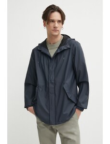 Rains giacca 18010 Fishtail Jacket colore blu navy