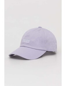 Vans berretto da baseball in cotone colore violetto con applicazione