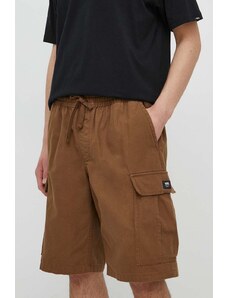 Vans pantaloncini in cotone colore marrone