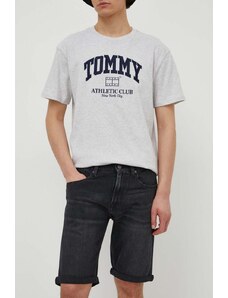 Tommy Jeans pantaloncini di jeans uomo colore nero DM0DM18784
