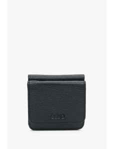 Men's Black Compact Billfold Style Wallet made of Genuine Leather Estro ER00114940
