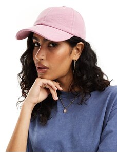 Accessorize - Cappello con visiera in cotone rosa