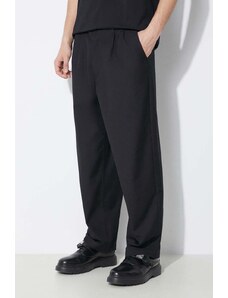 Vans pantaloni Premium Standards Pleat Front Pant LX uomo colore nero VN000GVYBLK1