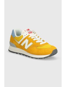 New Balance sneakers 574 colore giallo WL574YJ2