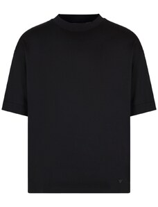 Emporio Armani T-shirt nera lyocell