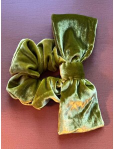 Caramì Lingerie & Activewear Made in Italy Scrunchie con Fiocco Verde