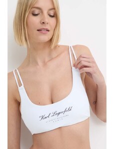 Karl Lagerfeld top bikini colore bianco