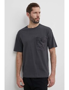 Columbia t-shirt in cotone Landroamer uomo colore grigio 2076021