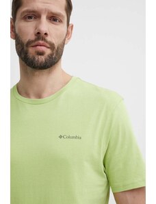 Columbia t-shirt in cotone North Cascades colore verde 1834041