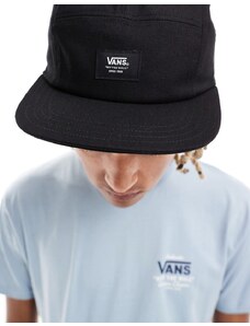 Vans - Easy - Cappellino nero slavato con toppa con logo