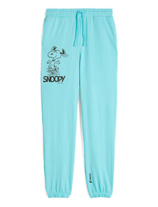 Freddy Pantaloni sportivi donna con stampa Snoopy in french terry