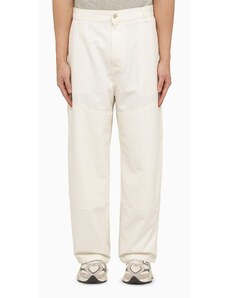 Carhartt WIP Pantalone Wide Panel Pant bianco cera
