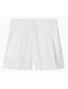Burberry Short bianco in cotone