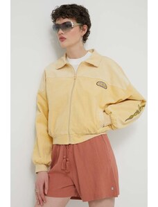Billabong giacca in velluto a coste Since 73 colore giallo UBJJK00151