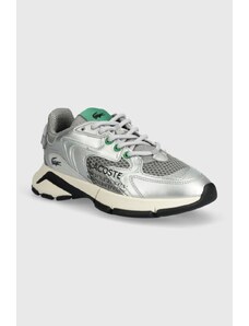 Lacoste sneakers L003 Neo Textile and Leather colore argento 47SFA0008