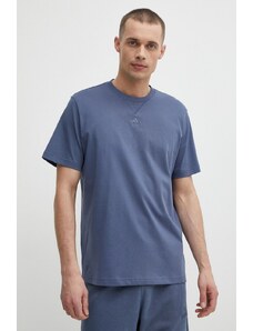 adidas t-shirt in cotone uomo colore blu IR9112