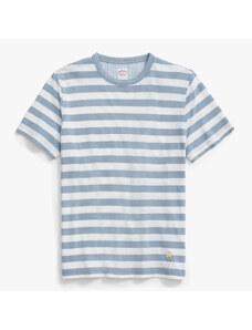 Brooks Brothers T-shirt a righe blu in cotone e lino - male T-Shirt Blu e Bianco XXL