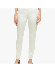 Brooks Brothers Pantalone bianco in rasatello di cotone - female Pantaloni casual Bianco 10