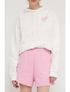 HUGO pantaloncini in cotone colore rosa 50516269