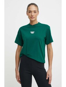 Reebok Classic t-shirt in cotone Archive Essentials donna colore verde 100076222