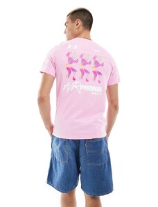 Nike - Airphoria - T-shirt rosa con stampa sul retro