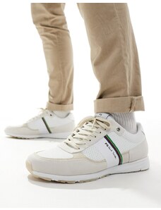 PS Paul Smith Paul Smith - Huey - Sneakers color crema con striscia laterale con logo-Bianco