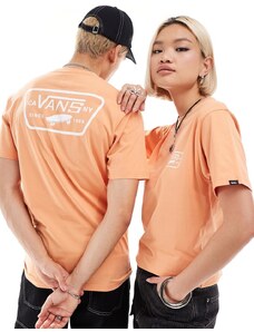 Vans - Full Patch - T-shirt arancione con stampa sul retro