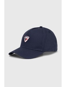 Rossignol berretto da baseball in cotone colore blu navy con applicazione RLMMH23