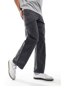 ADPT - Pantaloni cargo ampi grigio scuro