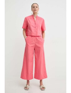 MAX&Co. pantaloni in cotone colore arancione 2416131024200