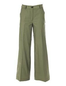SOLOTRE - Pantalone Donna Verde Militare