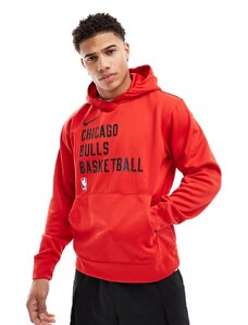 Nike Basketball - NBA Chicago Bulls Spotlight - Felpa con cappuccio rossa-Rosso