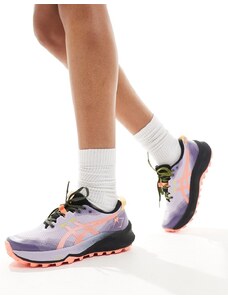 ASICS - Gel-Trabuco 12 - Sneakers da trail running lilla e corallo-Grigio