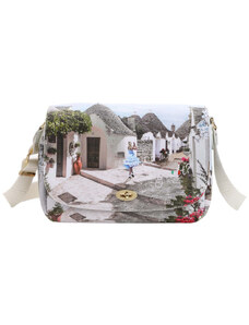 YNot borsa flap bag stampa Alice in Trulli YES631S4
