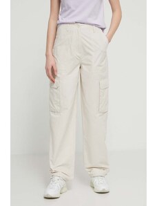 Tommy Jeans pantaloni donna colore beige