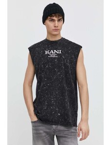 Karl Kani t-shirt in cotone uomo colore nero