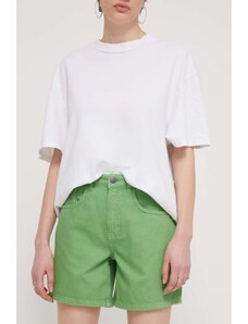 Desigual pantaloncini in cotone SURY colore verde 24SWDD54