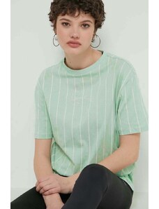 Karl Kani t-shirt in cotone donna colore verde