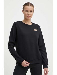 Fjallraven felpa in cotone Vardag Sweater donna colore nero F87075