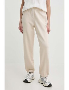 Pinko pantaloni da jogging in cotone colore beige 104270 A266