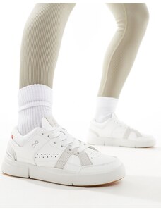 On Running ON - The Roger Clubhouse - Sneakers bianche e color sabbia-Bianco