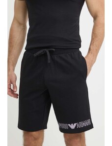 Emporio Armani Underwear pantaloncini lounge in cotone colore nero 111004 4R566
