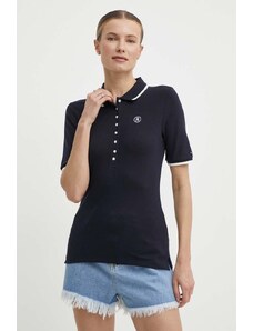 Tommy Hilfiger polo donna colore blu navy