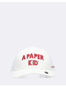 A Paper Kid Cappello Trucker Bianco
